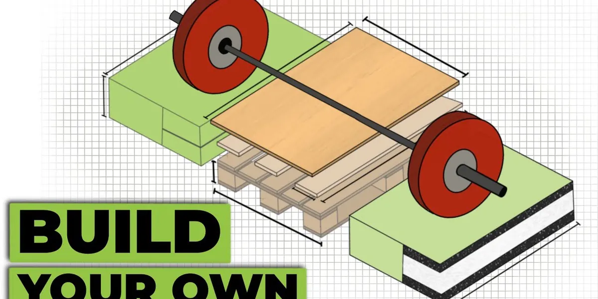 Home Gym DIY Weightlifting Platform | Totally silent and fully customizable!