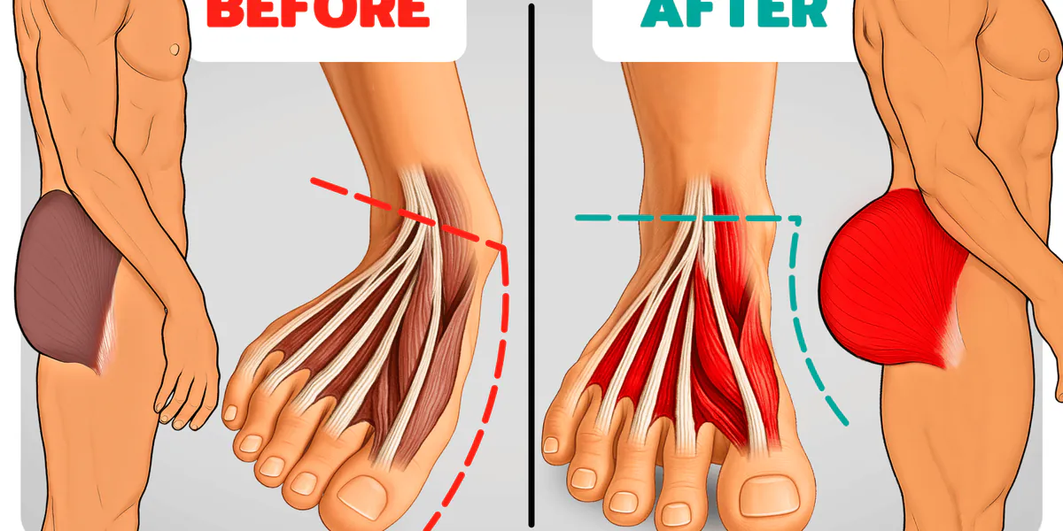 How Strong Glutes Fix Flat Feet & Weak Ankles (Science-Based)