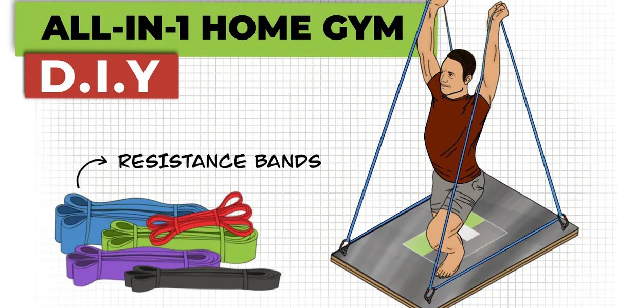 How to Build a Full Body Resistance Band Platform | DIY Gym Equipment 
