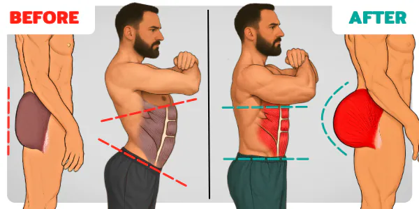 Illustration: How to Unlock Glute Strength With Core Stability