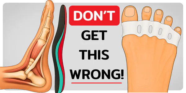 How to Use Insoles & Toe Spacers for Flat Feet