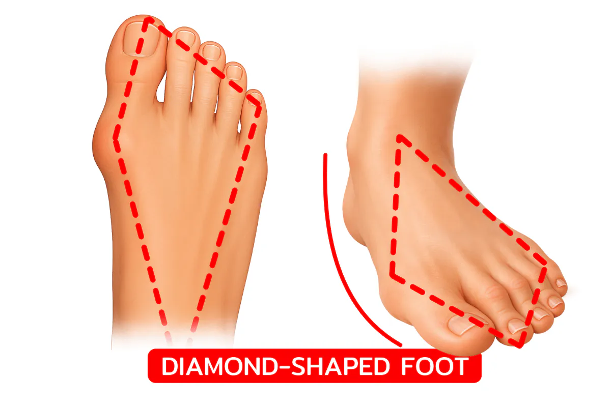 Illustration: Step 3: Restore Proper Toe Splay