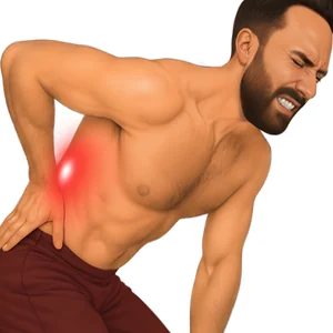 Lower back pain from weak glutes