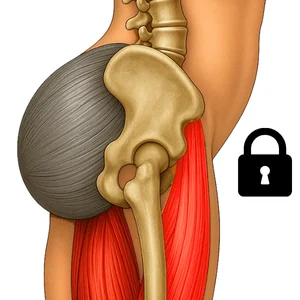 Tight hip flexors from sitting